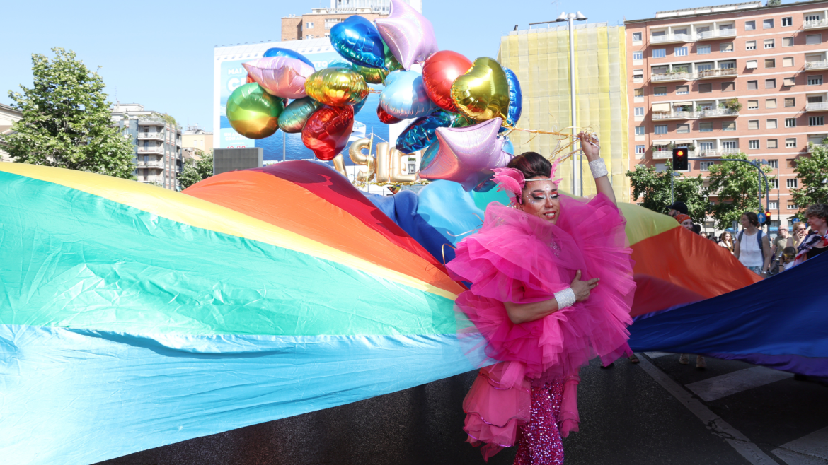 Milano Pride parata foto di Vittorio Zunino Celotto